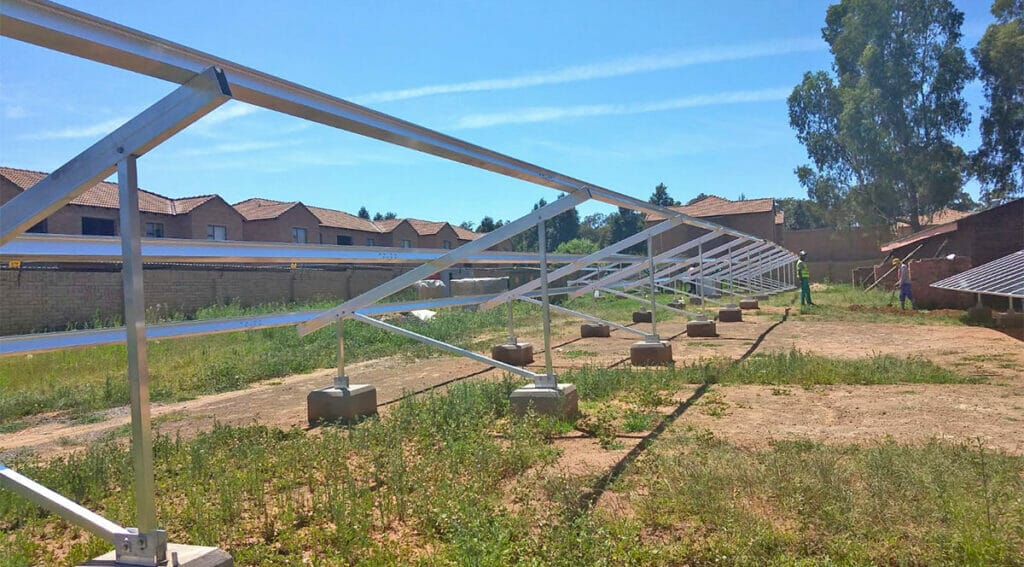 Solar panel frame kit