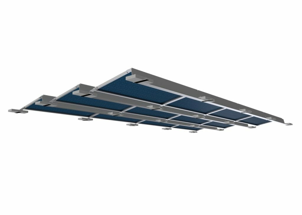 Roof Top - Ballast Solar Mounting Structure