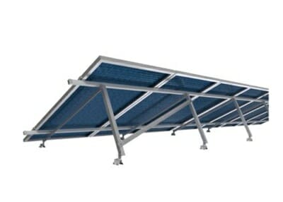 Rooftop Angled Railed Solar Mounting Structure
