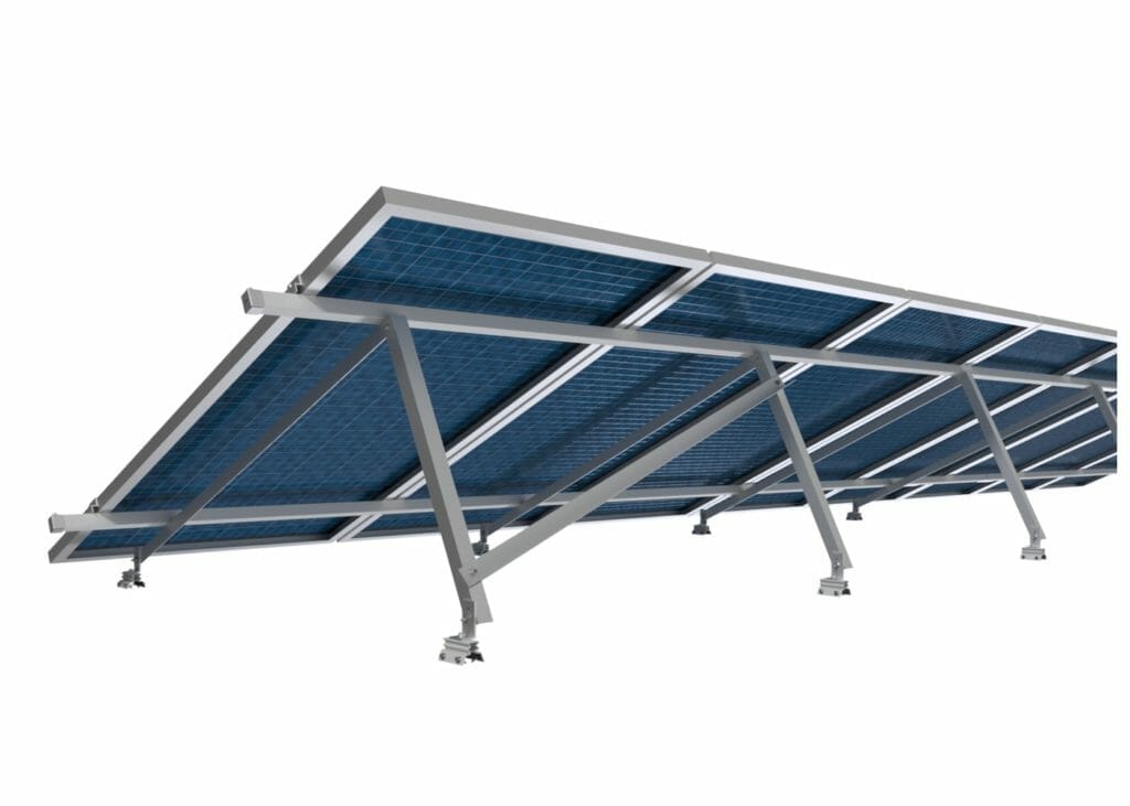 Roof Top - Angled Solar Mounting Structure